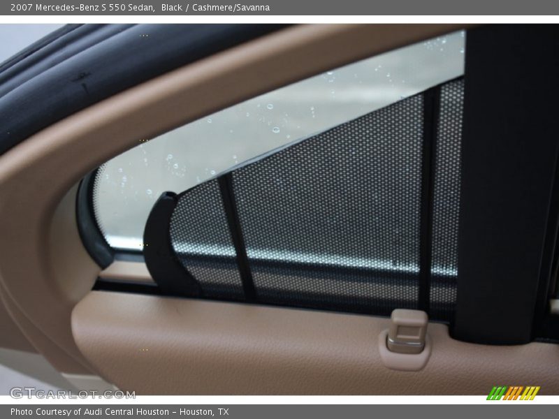 Black / Cashmere/Savanna 2007 Mercedes-Benz S 550 Sedan