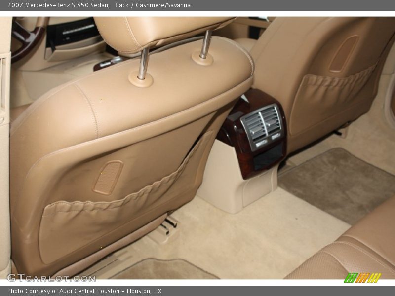 Black / Cashmere/Savanna 2007 Mercedes-Benz S 550 Sedan
