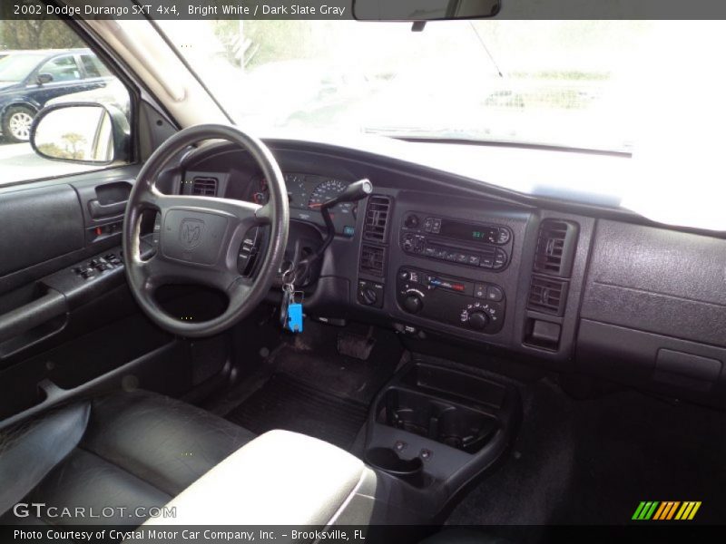 Bright White / Dark Slate Gray 2002 Dodge Durango SXT 4x4