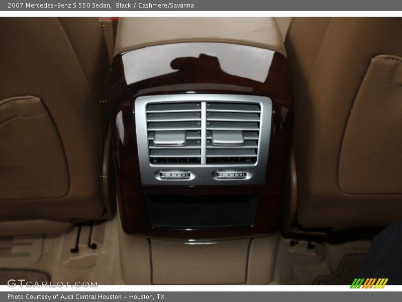 Black / Cashmere/Savanna 2007 Mercedes-Benz S 550 Sedan