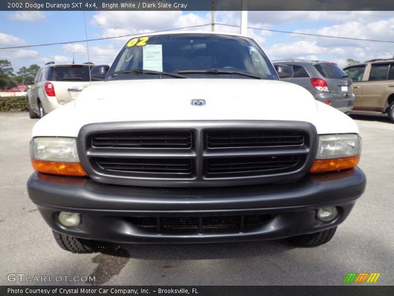 Bright White / Dark Slate Gray 2002 Dodge Durango SXT 4x4