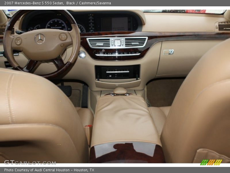 Black / Cashmere/Savanna 2007 Mercedes-Benz S 550 Sedan