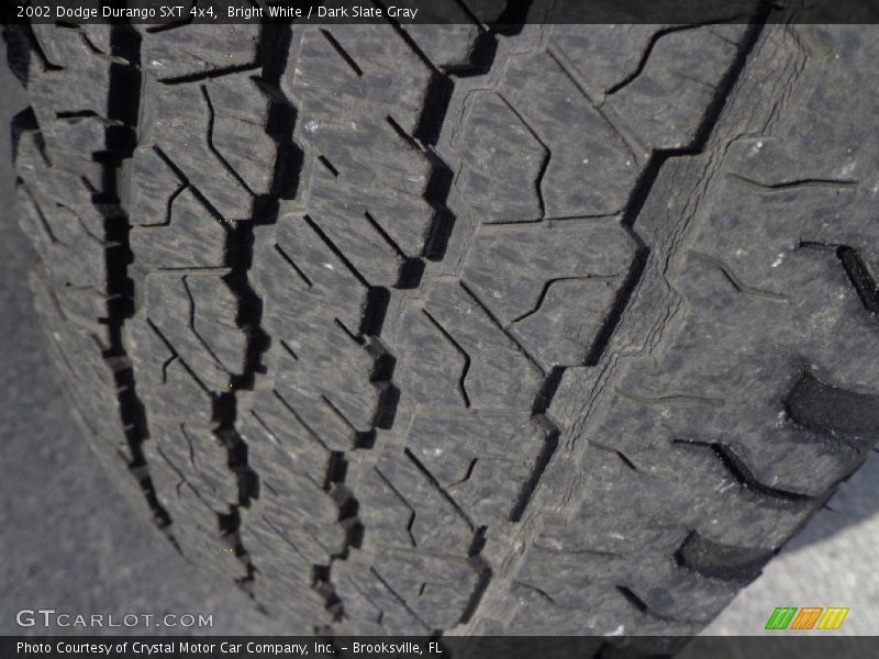 Bright White / Dark Slate Gray 2002 Dodge Durango SXT 4x4