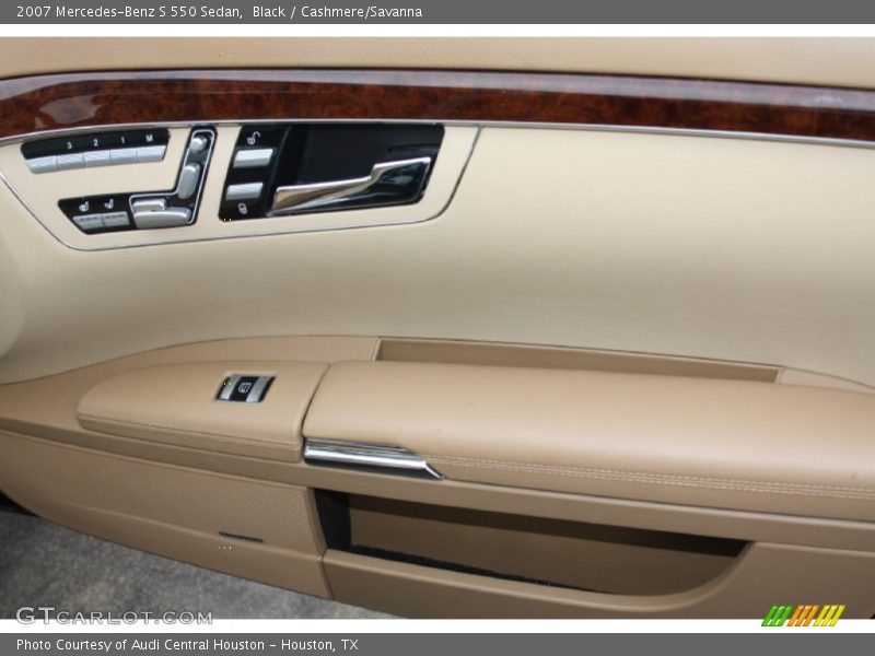Black / Cashmere/Savanna 2007 Mercedes-Benz S 550 Sedan