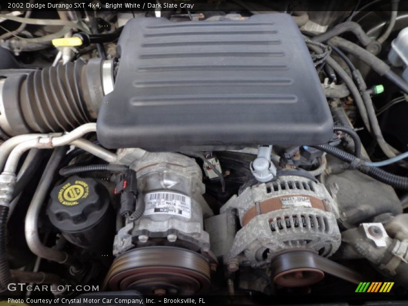  2002 Durango SXT 4x4 Engine - 4.7 Liter SOHC 16-Valve V8
