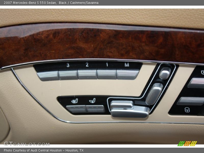 Black / Cashmere/Savanna 2007 Mercedes-Benz S 550 Sedan