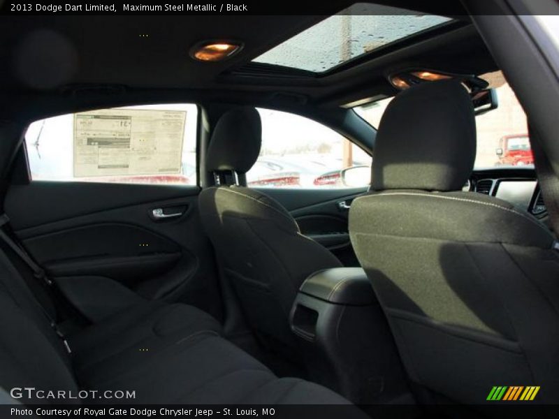 Maximum Steel Metallic / Black 2013 Dodge Dart Limited
