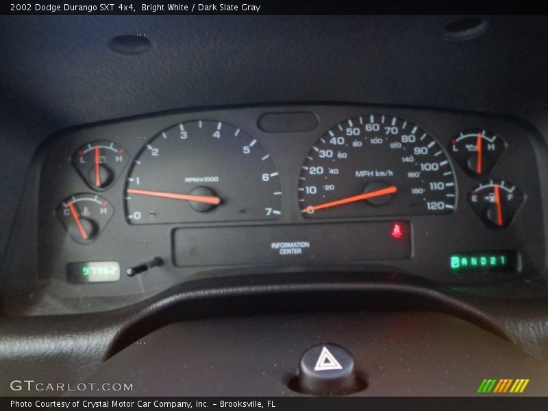  2002 Durango SXT 4x4 SXT 4x4 Gauges