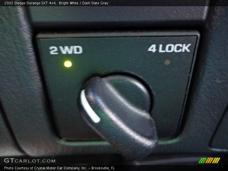 Bright White / Dark Slate Gray 2002 Dodge Durango SXT 4x4