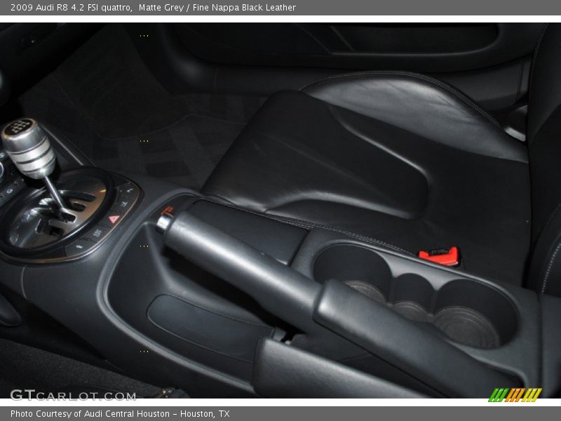Matte Grey / Fine Nappa Black Leather 2009 Audi R8 4.2 FSI quattro