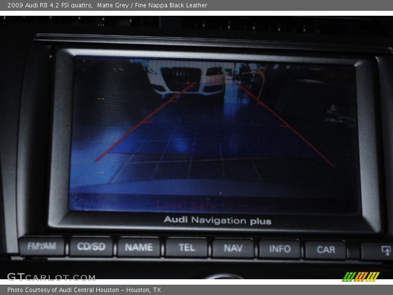 Matte Grey / Fine Nappa Black Leather 2009 Audi R8 4.2 FSI quattro