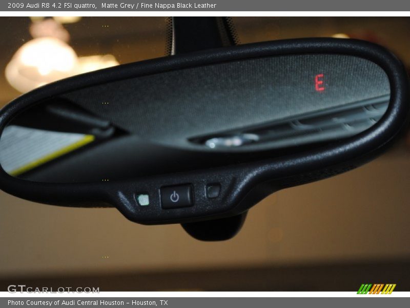 Matte Grey / Fine Nappa Black Leather 2009 Audi R8 4.2 FSI quattro