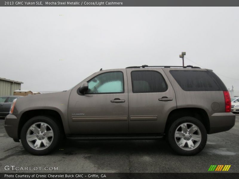 Mocha Steel Metallic / Cocoa/Light Cashmere 2013 GMC Yukon SLE