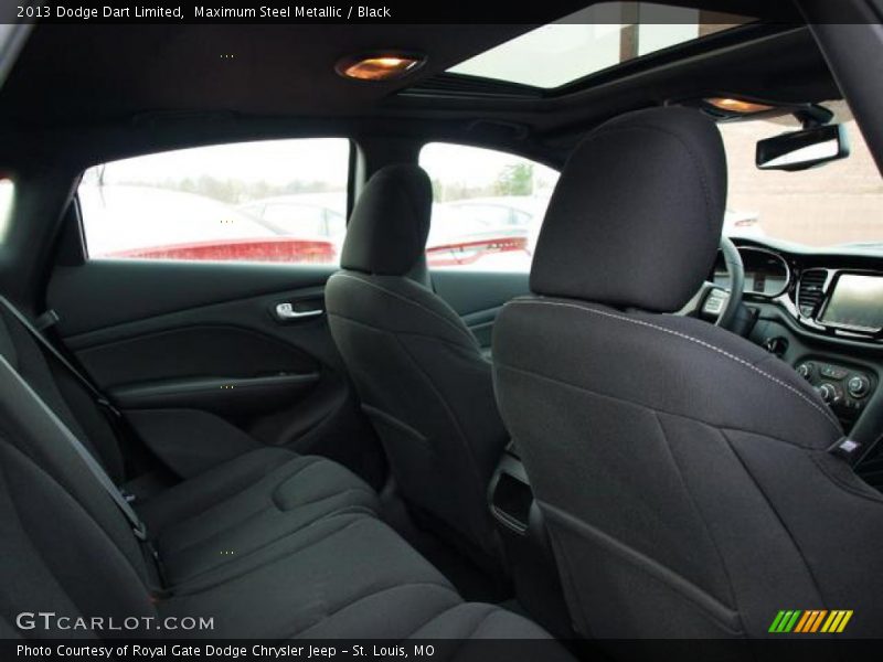 Maximum Steel Metallic / Black 2013 Dodge Dart Limited
