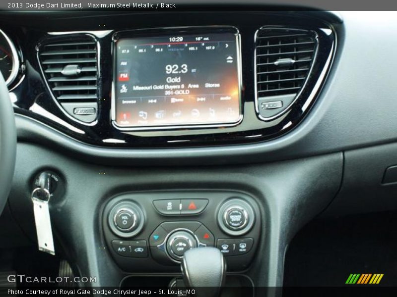 Maximum Steel Metallic / Black 2013 Dodge Dart Limited