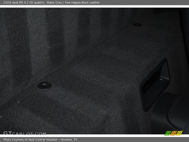 Matte Grey / Fine Nappa Black Leather 2009 Audi R8 4.2 FSI quattro
