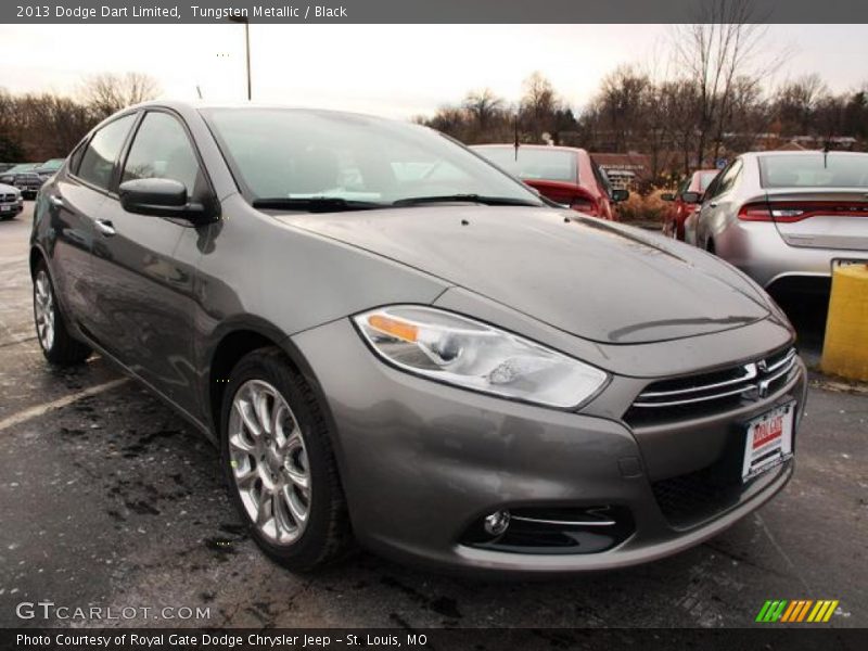 Tungsten Metallic / Black 2013 Dodge Dart Limited
