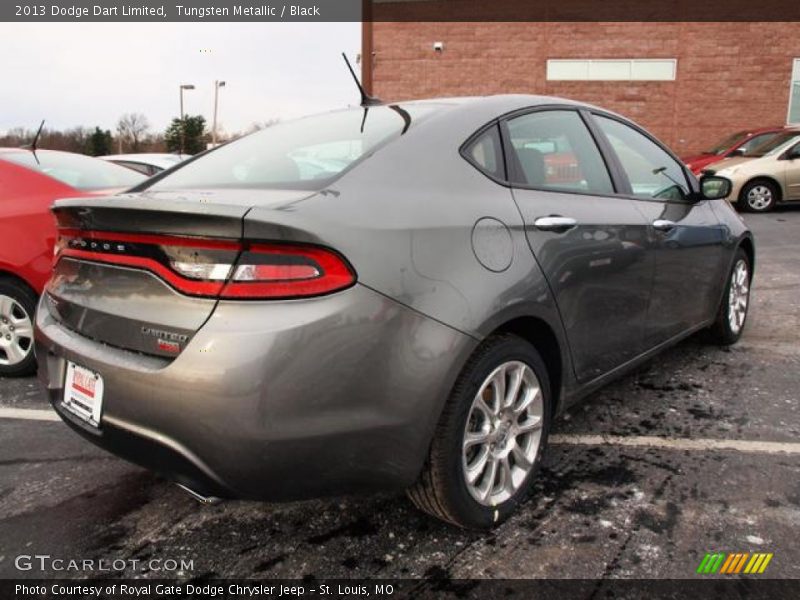 Tungsten Metallic / Black 2013 Dodge Dart Limited