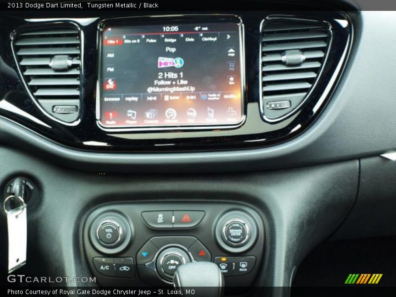 Tungsten Metallic / Black 2013 Dodge Dart Limited