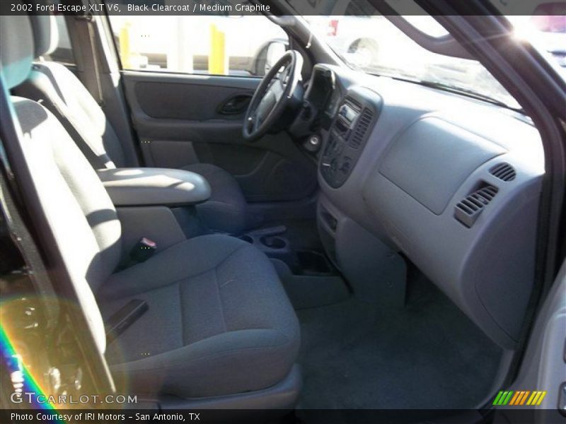 Black Clearcoat / Medium Graphite 2002 Ford Escape XLT V6