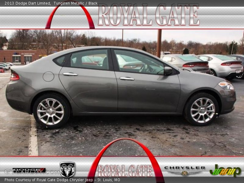 Tungsten Metallic / Black 2013 Dodge Dart Limited