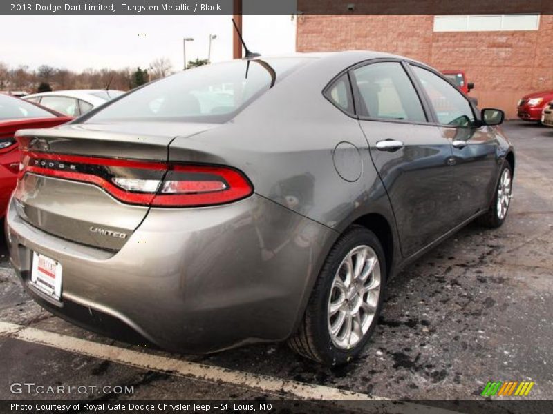 Tungsten Metallic / Black 2013 Dodge Dart Limited