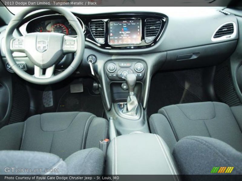 Tungsten Metallic / Black 2013 Dodge Dart Limited