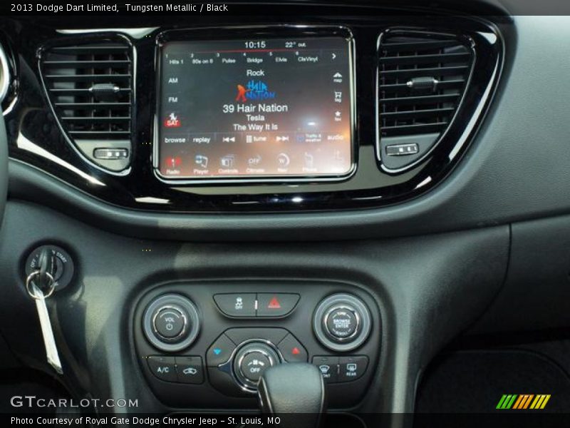 Tungsten Metallic / Black 2013 Dodge Dart Limited
