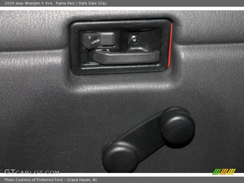 Flame Red / Dark Slate Gray 2004 Jeep Wrangler X 4x4