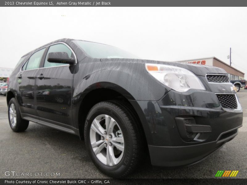 Ashen Gray Metallic / Jet Black 2013 Chevrolet Equinox LS