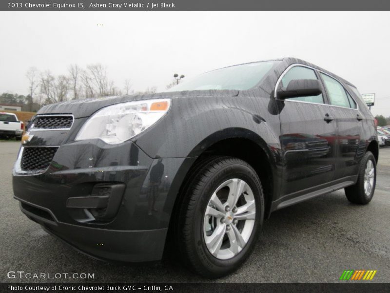 Ashen Gray Metallic / Jet Black 2013 Chevrolet Equinox LS