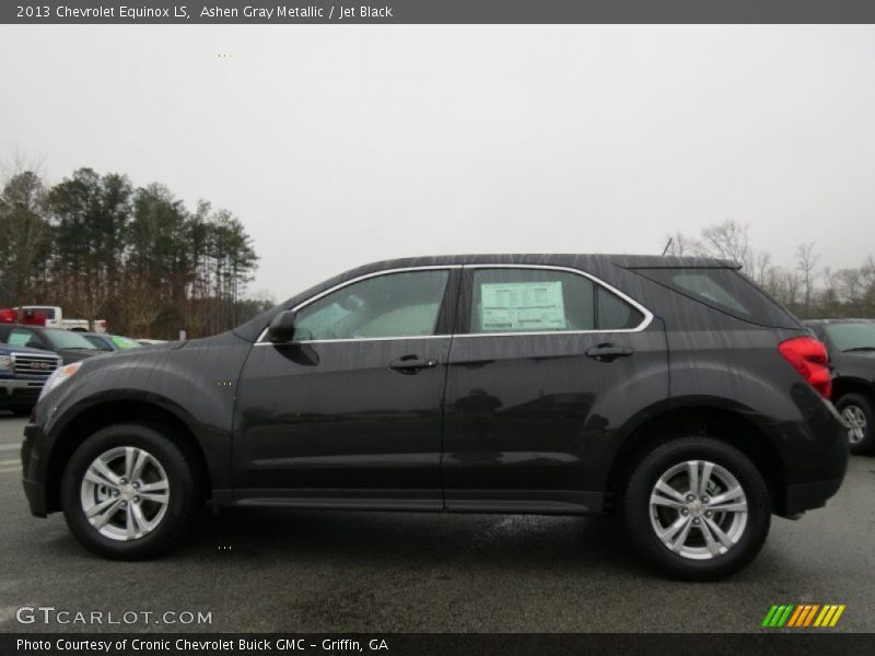 Ashen Gray Metallic / Jet Black 2013 Chevrolet Equinox LS