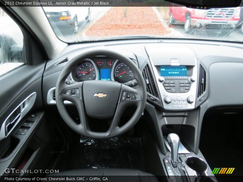 Ashen Gray Metallic / Jet Black 2013 Chevrolet Equinox LS
