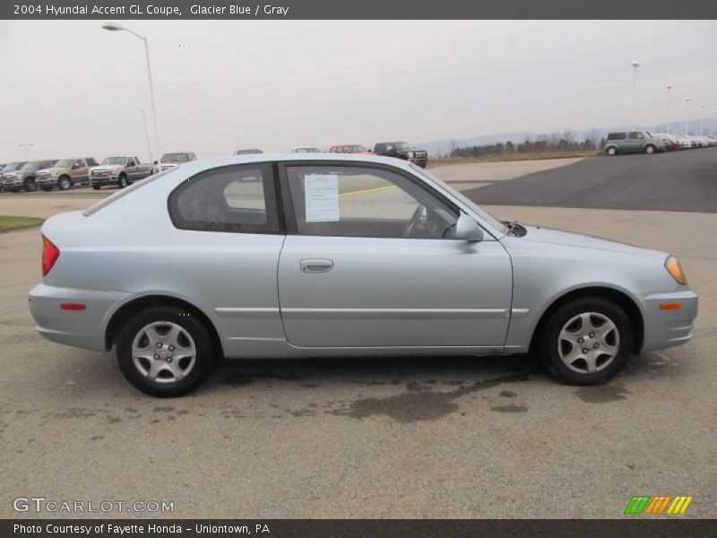 Glacier Blue / Gray 2004 Hyundai Accent GL Coupe