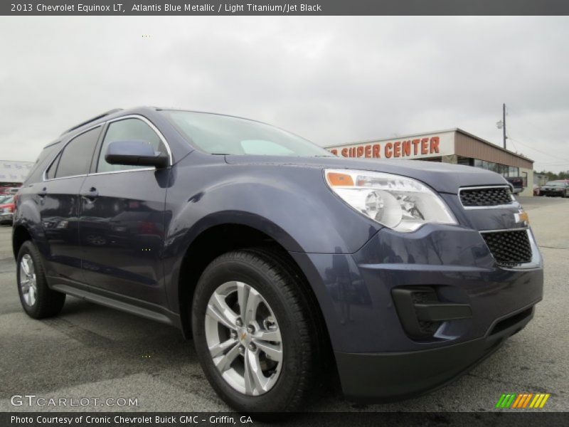 Atlantis Blue Metallic / Light Titanium/Jet Black 2013 Chevrolet Equinox LT
