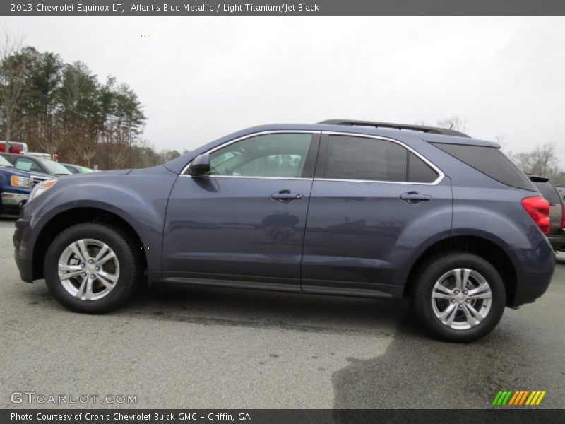 Atlantis Blue Metallic / Light Titanium/Jet Black 2013 Chevrolet Equinox LT