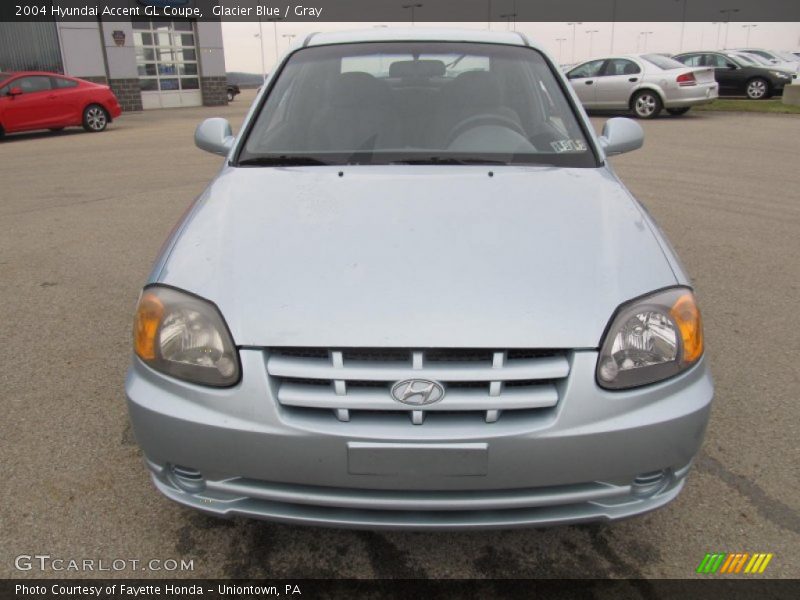 Glacier Blue / Gray 2004 Hyundai Accent GL Coupe