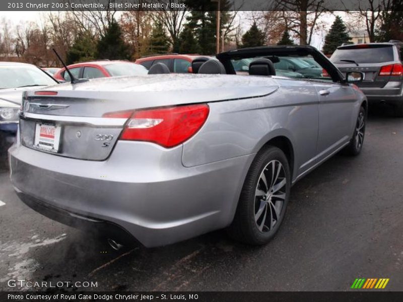 Billet Silver Metallic / Black 2013 Chrysler 200 S Convertible