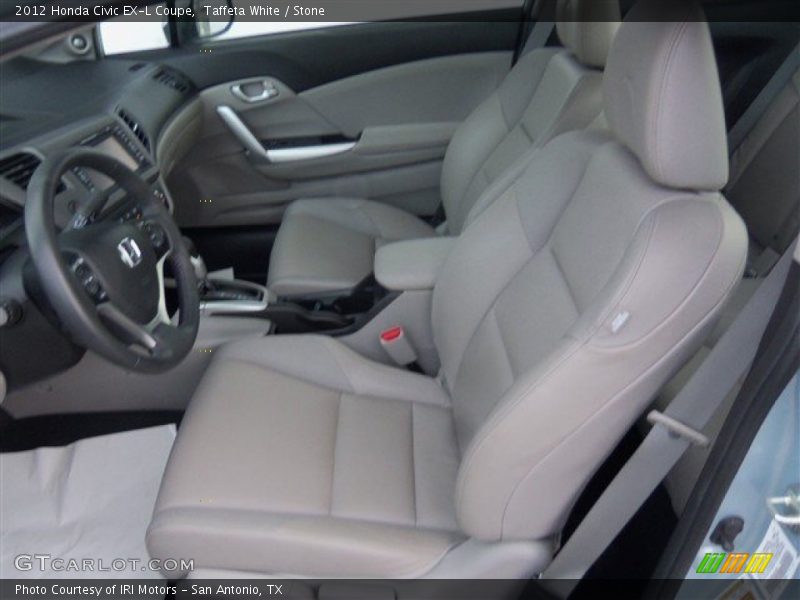 Front Seat of 2012 Civic EX-L Coupe