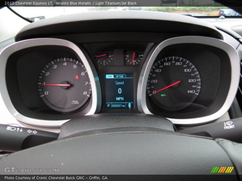 Atlantis Blue Metallic / Light Titanium/Jet Black 2013 Chevrolet Equinox LT