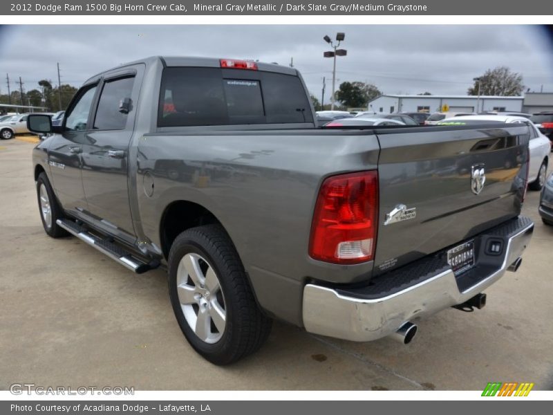 Mineral Gray Metallic / Dark Slate Gray/Medium Graystone 2012 Dodge Ram 1500 Big Horn Crew Cab