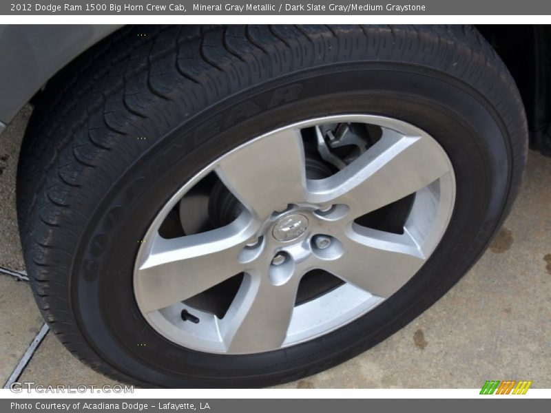 Mineral Gray Metallic / Dark Slate Gray/Medium Graystone 2012 Dodge Ram 1500 Big Horn Crew Cab