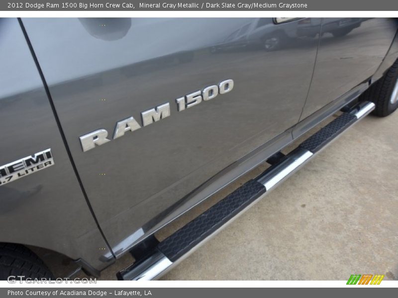 Mineral Gray Metallic / Dark Slate Gray/Medium Graystone 2012 Dodge Ram 1500 Big Horn Crew Cab