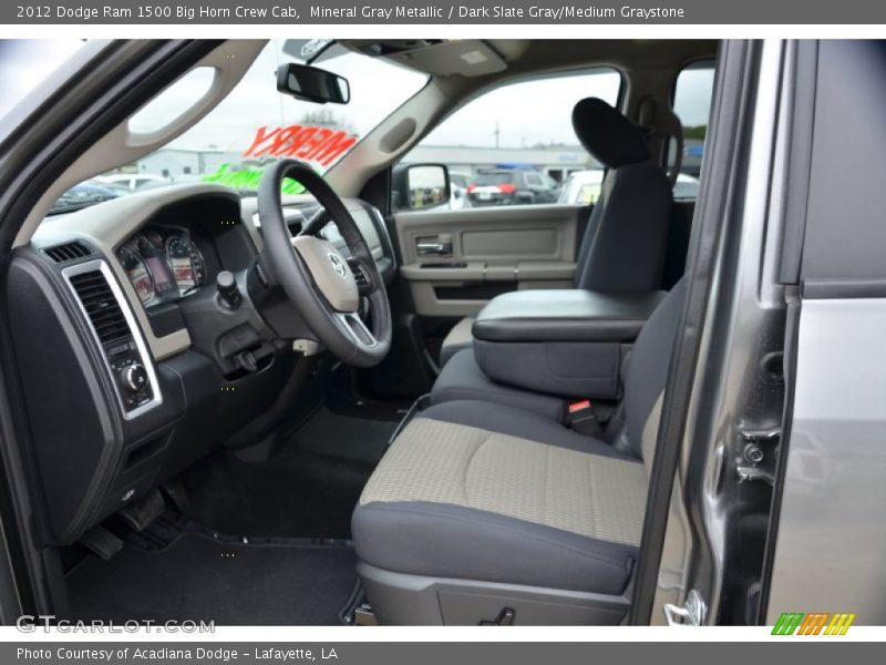 Mineral Gray Metallic / Dark Slate Gray/Medium Graystone 2012 Dodge Ram 1500 Big Horn Crew Cab