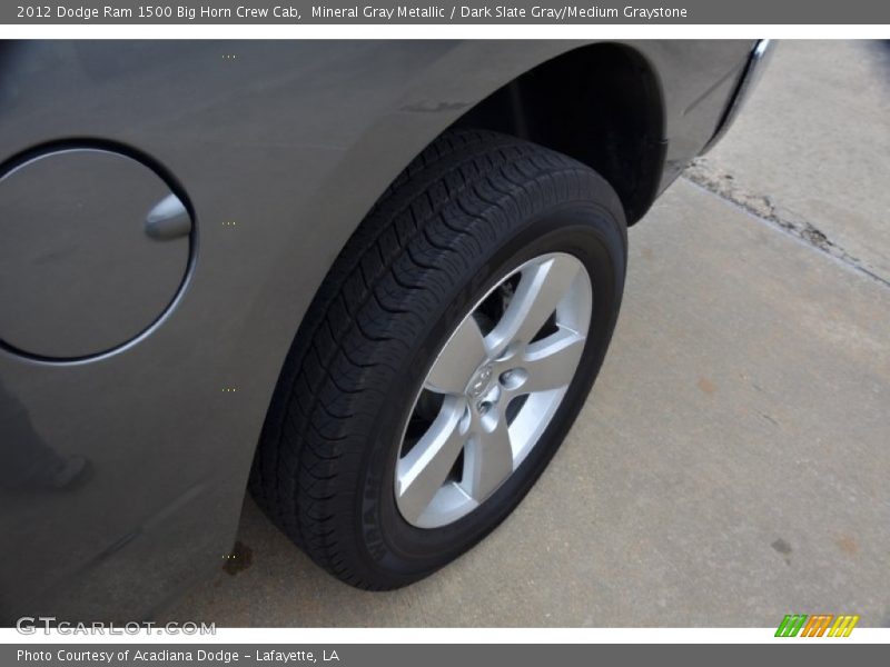 Mineral Gray Metallic / Dark Slate Gray/Medium Graystone 2012 Dodge Ram 1500 Big Horn Crew Cab