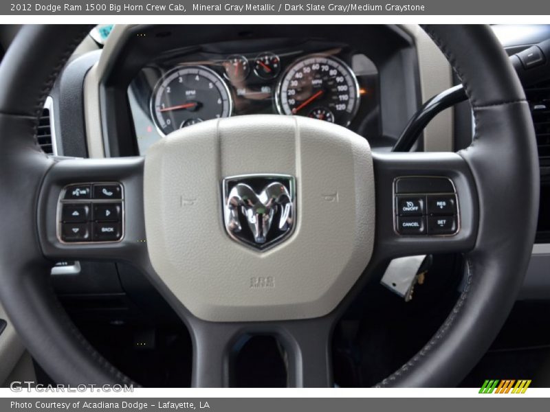 Mineral Gray Metallic / Dark Slate Gray/Medium Graystone 2012 Dodge Ram 1500 Big Horn Crew Cab