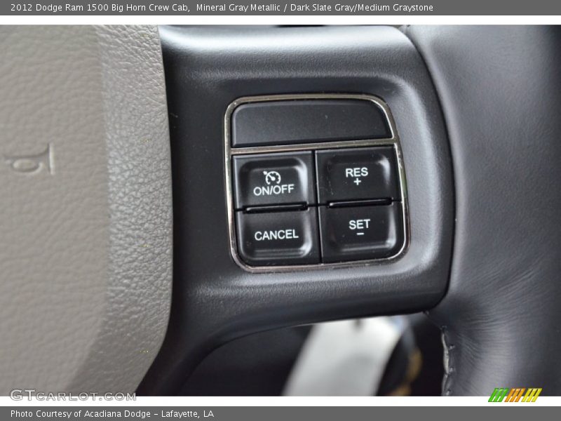 Mineral Gray Metallic / Dark Slate Gray/Medium Graystone 2012 Dodge Ram 1500 Big Horn Crew Cab
