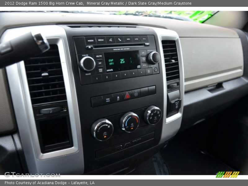 Mineral Gray Metallic / Dark Slate Gray/Medium Graystone 2012 Dodge Ram 1500 Big Horn Crew Cab
