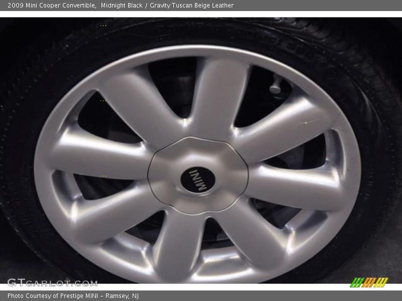 Midnight Black / Gravity Tuscan Beige Leather 2009 Mini Cooper Convertible