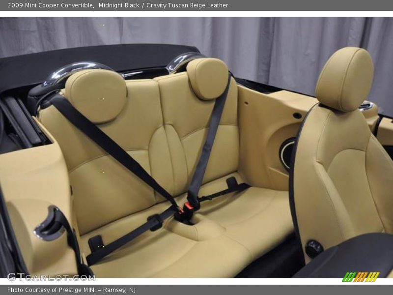 Midnight Black / Gravity Tuscan Beige Leather 2009 Mini Cooper Convertible